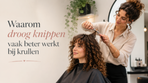 Waarom droog knippen vaak beter werkt bij krullen